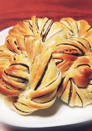 短時間◎ふわふわ◎ココアねじりパン-レシピのメイン写真