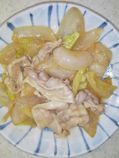 豚肉と玉ねぎは味噌炒め-レシピのメイン写真