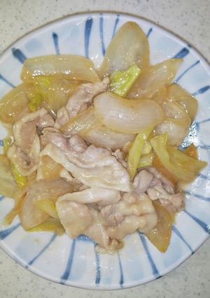 豚肉と玉ねぎは味噌炒め-レシピのメイン写真