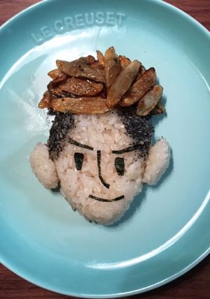 キャラ弁＊ソフトモヒカンツーブロック君-レシピのメイン写真