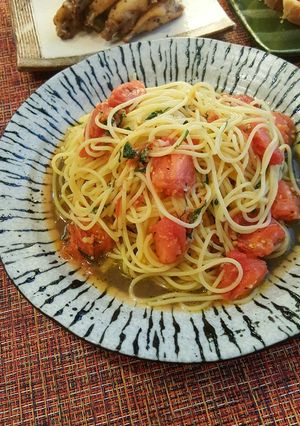 トマトの冷製カッペリーニ。(o^^o)♪-レシピのメイン写真