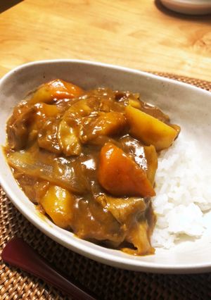 蒸し玉ねぎのカレーライス-レシピのメイン写真