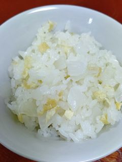 圧力鍋で新たまねぎごはん-レシピのメイン写真