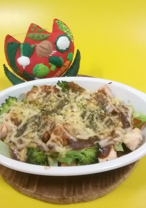 ブロッコリーのカレー焼き-レシピのメイン写真