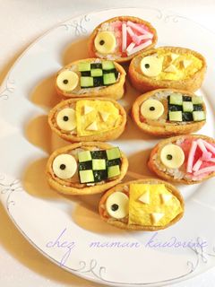 こどもの日に鬼滅いなり寿司-レシピのメイン写真