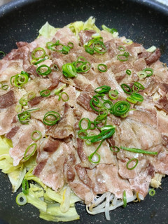 切って乗せるだけ豚バラ蒸し-レシピのメイン写真