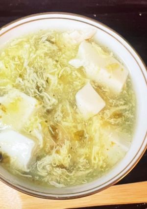 簡単・海苔の佃煮からのサラダチキンスープ-レシピのメイン写真