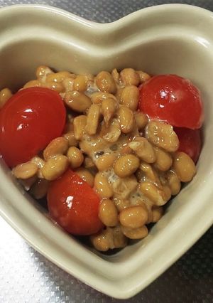 なっトマト　〜納豆とトマトの和え物〜-レシピのメイン写真