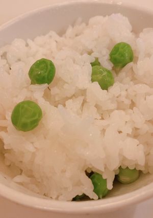 色が綺麗なグリンピースご飯-レシピのメイン写真