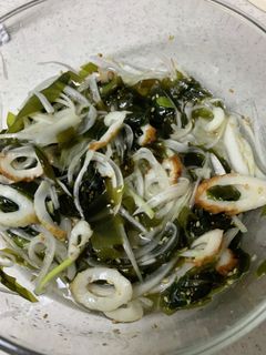 新玉ねぎの酢の物 簡単酢の物 ちくわ-レシピのメイン写真