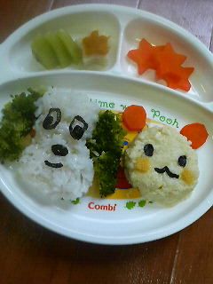 1歳の誕生日わんわん&うーたんプレート-レシピのメイン写真