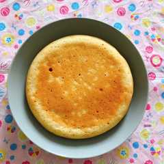 รูปของ 炊飯器で！牛乳無し！ホットケーキ