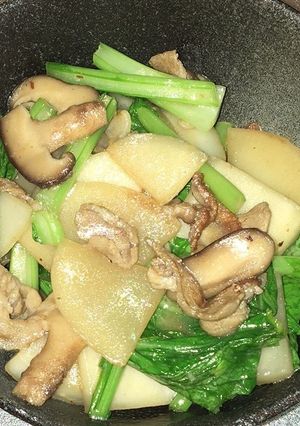 豚バラ肉とカブの海鮮醤炒め-レシピのメイン写真