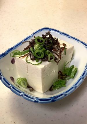 塩昆布とねぎの冷奴-レシピのメイン写真