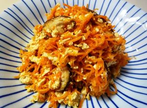 ✿くずし豆腐と人参のゴマごま和え✿-レシピのメイン写真