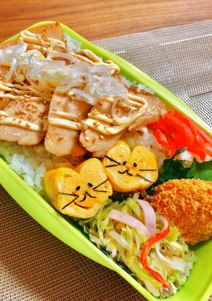 お弁当diary・鳥チャーシュー丼-レシピのメイン写真
