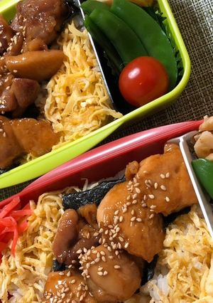 お弁当diary・焼き鳥弁当-レシピのメイン写真