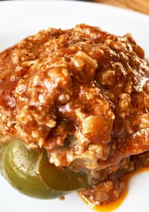 パプリカの肉詰め-レシピのメイン写真