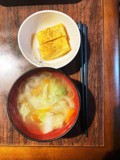 白菜と根菜麹味噌汁-レシピのメイン写真