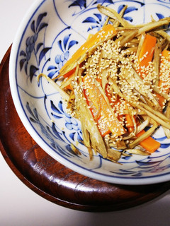 【簡単レンチン】*金平ごぼう*-レシピのメイン写真