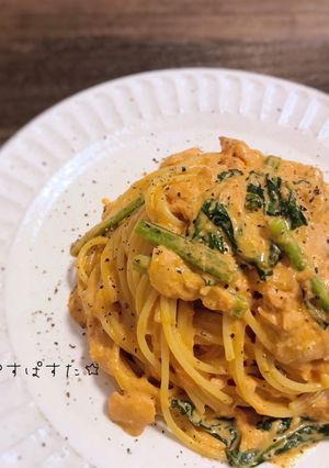 スモークサーモンとほうれん草のトマクリ-レシピのメイン写真