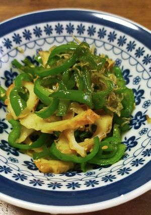 ピーマンとちくわとちりめんのきんぴら-レシピのメイン写真