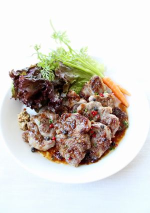 簡単【ラム肉のハーブソテー（バルサミコ）-レシピのメイン写真