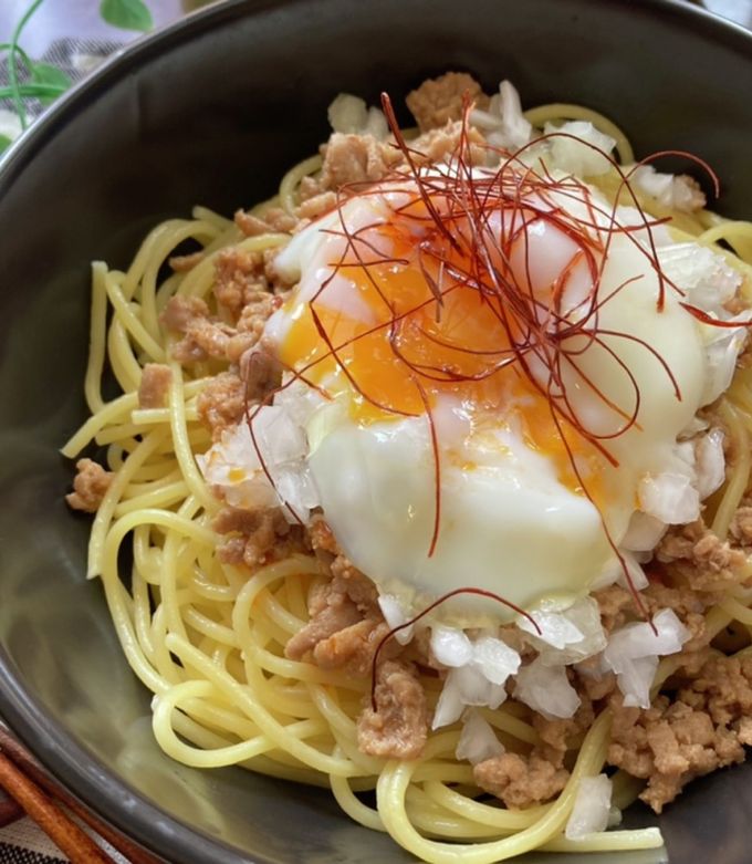 10分で完成♡簡単♡パスタde混ぜそば風-レシピのメイン写真