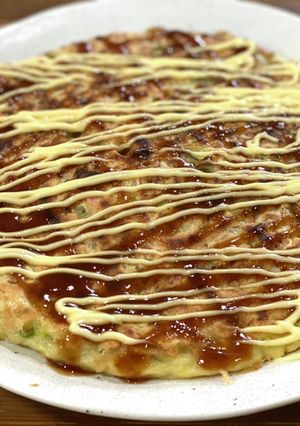 天ぷら粉でお好み焼き-レシピのメイン写真