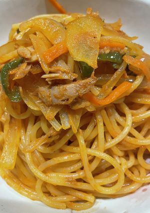 ツナポリタン-レシピのメイン写真