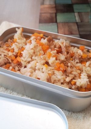 メスティンOK！なめ茸の炊き込みご飯-レシピのメイン写真