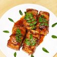 簡単!絹厚揚げの豚バラ巻き