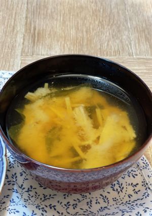 簡単♡えのきとわかめのお味噌汁-レシピのメイン写真
