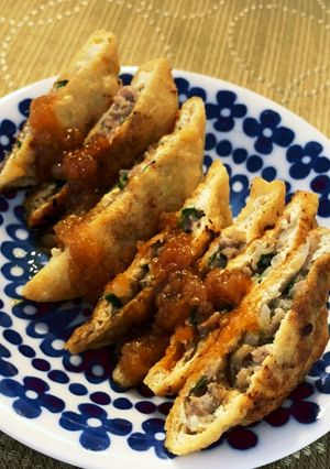 いれちゃいました!油揚げ餃子-レシピのメイン写真