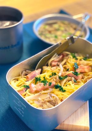 【メスティンで作る】簡単!ペペロンチーノ-レシピのメイン写真