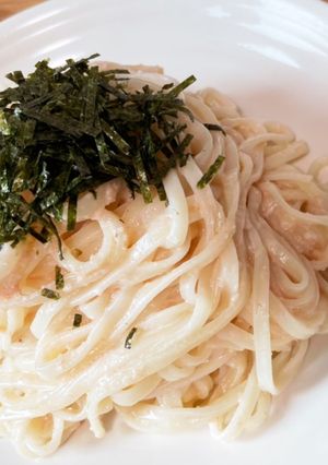 たらこクリームうどん-レシピのメイン写真