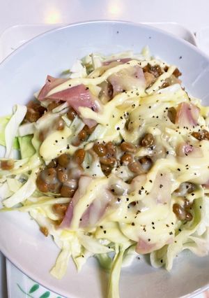 朝ごはん、簡単ランチに☆納豆チーズ丼-レシピのメイン写真