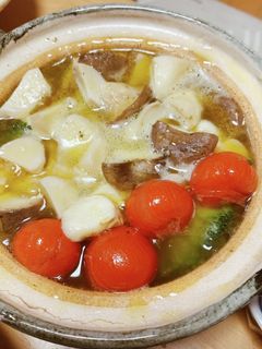 土鍋deアヒージョ-レシピのメイン写真