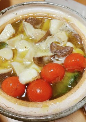 土鍋deアヒージョ-レシピのメイン写真