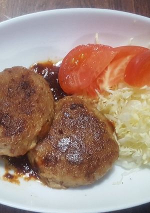 下剋上、ハンバーグ-レシピのメイン写真