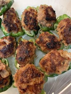 ピーマンの肉詰め-レシピのメイン写真