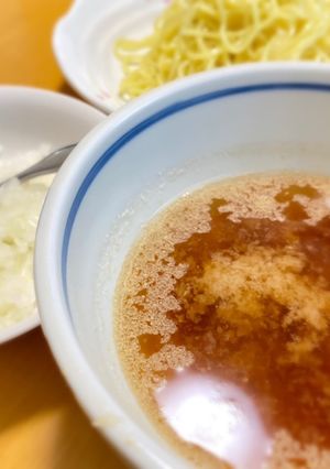 簡単♫濃厚つけ麺 玉ねぎトッピング-レシピのメイン写真