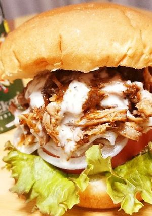 美味過ぎて困るぜ!☆プルドポークバーガー-レシピのメイン写真