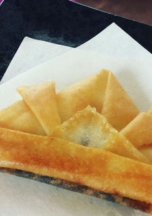 子供の日のお菓子(兜の餡子揚げ)-レシピのメイン写真