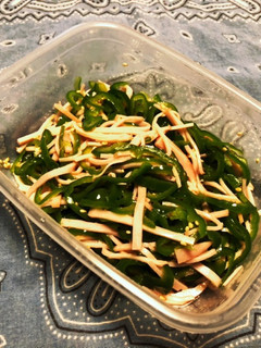 超簡単!お弁当に!ハムとピーマンの和え物-レシピのメイン写真
