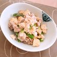 豚バラとアスパラの和風豆腐チャンプルー