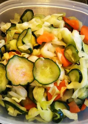 ポリ袋でもう1品！野菜の浅漬け-レシピのメイン写真