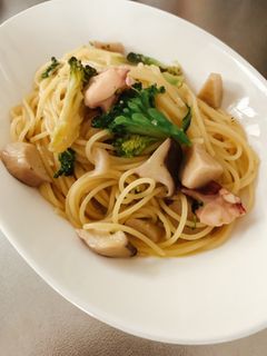 アヒージョの後の〆パスタ-レシピのメイン写真