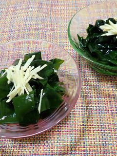 生ワカメの生姜醤油-レシピのメイン写真