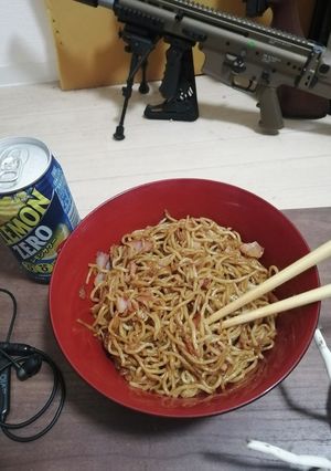 ヤケそば-レシピのメイン写真